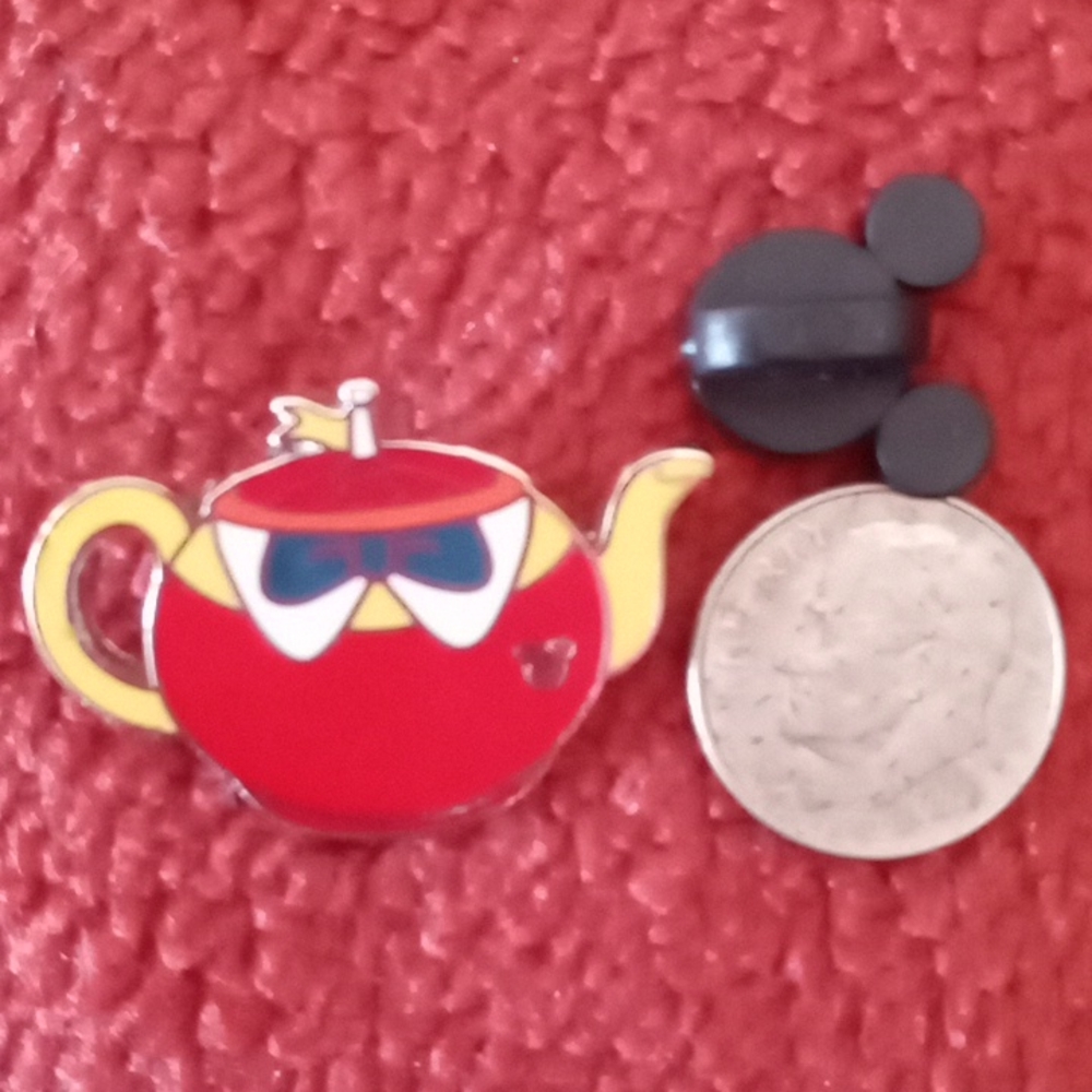 DISNEY TWEEDLE TEA POT PIN - Picture 2 of 3